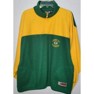 Vintage 1997 Green Bay Packers THE‎ EDGE Pullover Fleece Sweatshirt Large
